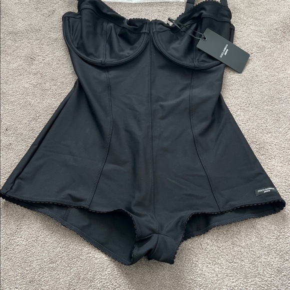 SKIMS dolce and gabbana Black Bodysuit - Picture 3 of 14